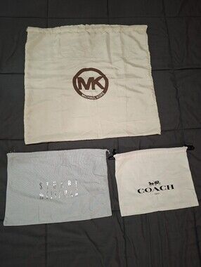Michael Kors Coach Stuart Weitzman Set Of 3 Designer Dust Bags